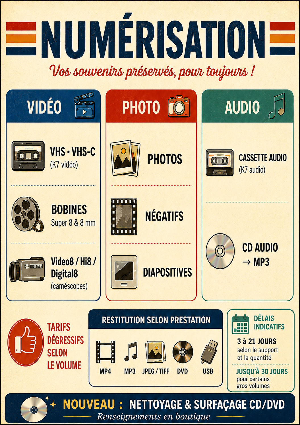Affiche numérisation